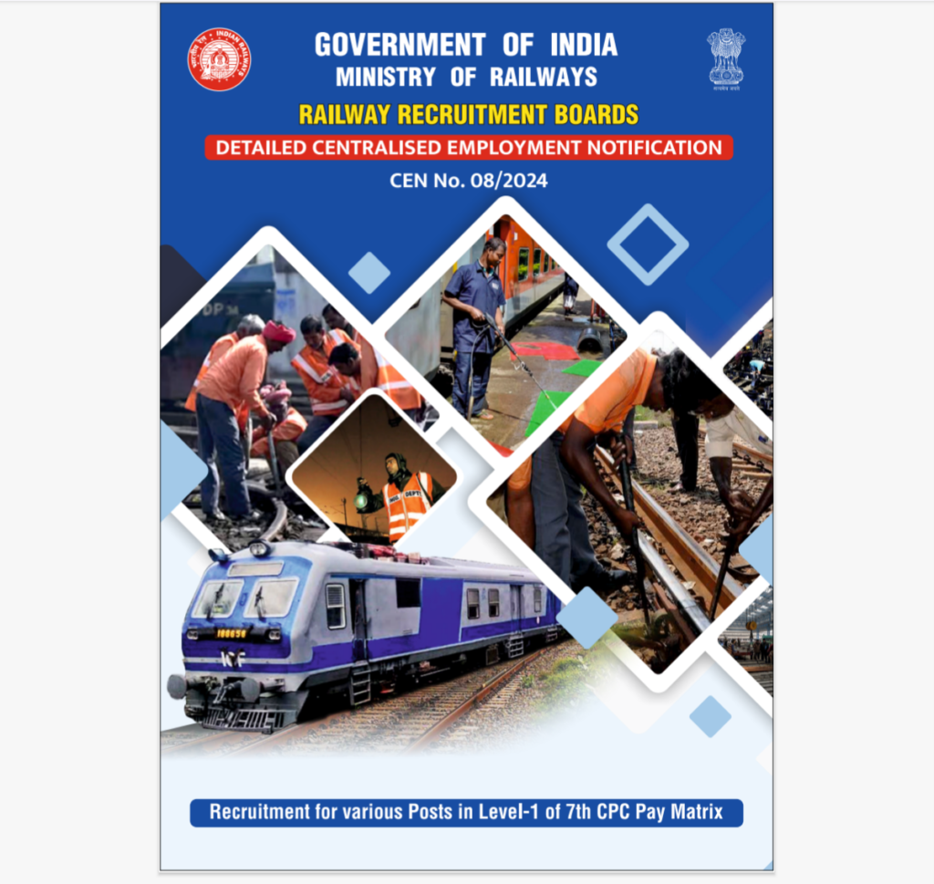 Railway Group D Recruitment 2024-25 By RRB For 32438 Posts